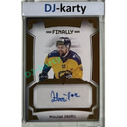 23/24 Goal Cards Finally Season #A-11 Mikuláš Zbořil Autograph 6/9