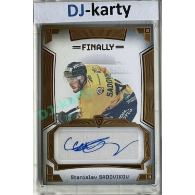 23/24 Goal Cards Finally Season #A-14 Stanislav Sadovikov Autograph 5/9