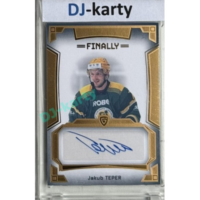 23/24 Goal Cards Finally Season #A-29 Jakub Teper Autograph 08/20