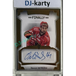 23/24 Goal Cards Finally Season #A-30 David Ostřížek Autograph 08/20