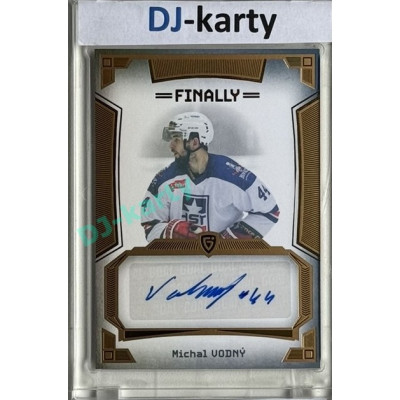 23/24 Goal Cards Finally Season #A-34 Michal Vodný Autograph 08/20