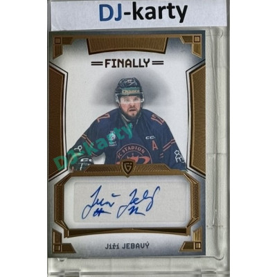 23/24 Goal Cards Finally Season #A-37 Jiří Jebavý Autograph 08/20