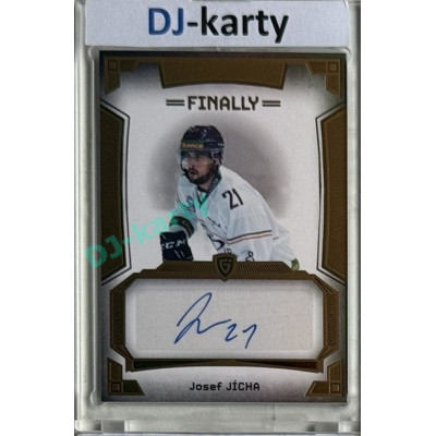 23/24 Goal Cards Finally Season #A-39 Josef Jícha Autograph 08/20