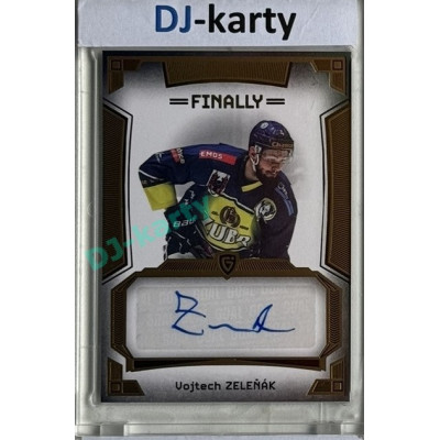 23/24 Goal Cards Finally Season #A-49 Vojtech Zeleňák Autograph 08/20