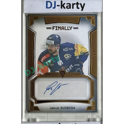 23/24 Goal Cards Finally Season #A-50 Jakub Svoboda Autograph 08/20
