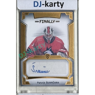 23/24 Goal Cards Finally Season #A-51 Patrik Švančara Autograph 08/20
