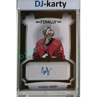 23/24 Goal Cards Finally Season #A-52 Vojtěch Mokrý Autograph 08/20