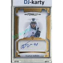 23/24 Goal Cards Finally Season #A-59 Kryštof Ouřada Autograph 08/20