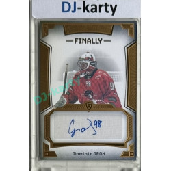 23/24 Goal Cards Finally Season #A-67 Dominik Groh Autograph 08/20