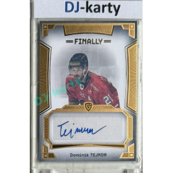 23/24 Goal Cards Finally Season #A-68 Dominik Tejndr Autograph 08/20