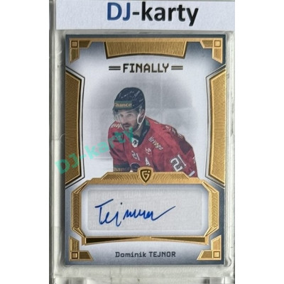 23/24 Goal Cards Finally Season #A-68 Dominik Tejndr Autograph 08/20