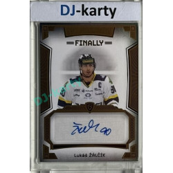 23/24 Goal Cards Finally Season #A-69 Lukáš Žálčík Autograph 08/20
