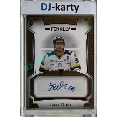 23/24 Goal Cards Finally Season #A-69 Lukáš Žálčík Autograph 08/20