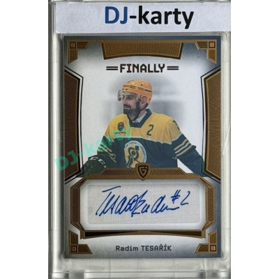 23/24 Goal Cards Finally Season #A-70 Radim Tesařík Autograph 08/20