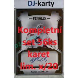 23/24 Goal Cards Finally Season kompletní set 56ks Autograph XX/20