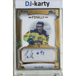 23/24 Goal Cards Finally Season #A-75 Jan Kloz Autograph 08/20