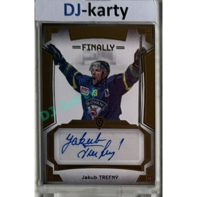 23/24 Goal Cards Finally Season #A-76 Jakub Trefný Autograph 08/20