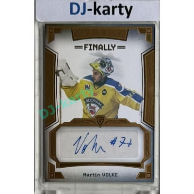 23/24 Goal Cards Finally Season #A-77 Martin Volke Autograph 08/20