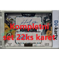 23/24 Goal Cards Finally Season kompletní set 22ks Dual Autograph xx/20