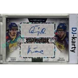 23/24 Goal Cards Finally Season #DS-13  Robert Černý / David Březina Dual Autograph 08/20