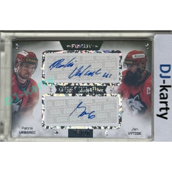 23/24 Goal Cards Finally Season #DS-17 Patrik Urbanec / Jan Výtisk Dual Autograph 08/20