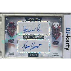 23/24 Goal Cards Finally Season #DS-21 David honzík / Tomáš Vomáčka Dual Autograph 08/20