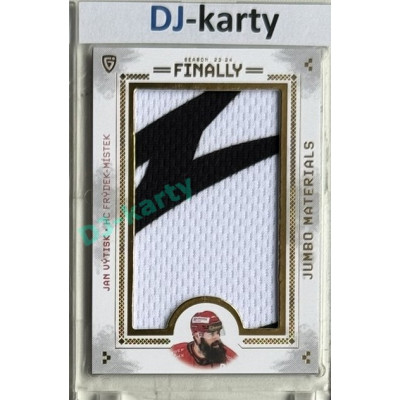 23/24 Goal Cards Finally Season #16 Jan Výtisk Jumbo Material hlavní logo 13/30