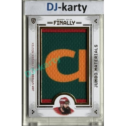 23/24 Goal Cards Finally Season #16 Jan Výtisk Jumbo Material nápis Chance 1/4