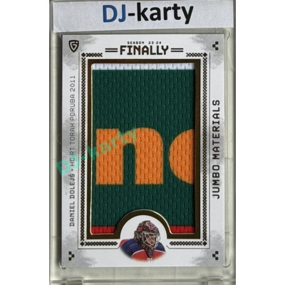 23/24 Goal Cards Finally Season #10 Daniel Dolejš Jumbo Material nápis Chance 3/4