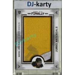 23/24 Goal Cards Finally Season #18 Daniel Vrdlovec Jumbo Material hlavní logo 1/30