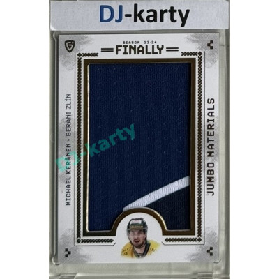 23/24 Goal Cards Finally Season #01 Michael Keränen Jumbo Material hlavní logo 1/26