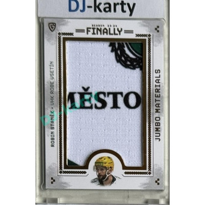 23/24 Goal Cards Finally Season #04 Robin Staněk Jumbo Material logo malé 3/4
