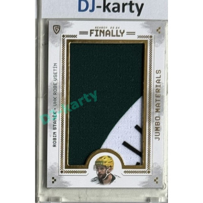 23/24 Goal Cards Finally Season #04 Robin Staněk Jumbo Material hlavní logo 1/15