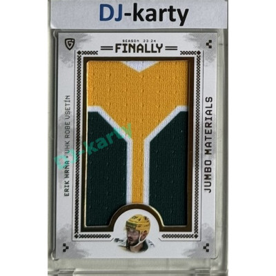 23/24 Goal Cards Finally Season #06 Erik Hrňa Jumbo Material číslo 2/6