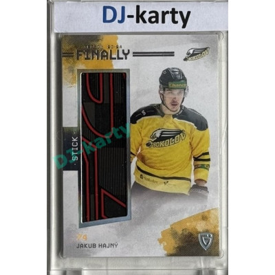 23/24 Goal Cards Finally Season #FST-35 Jakub Hajný Stick 08/10