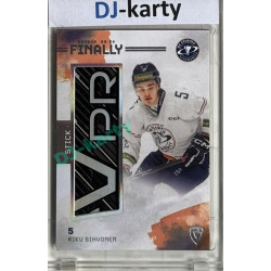 23/24 Goal Cards Finally Season #FST-18 Riku Sihvonen Stick 10/10
