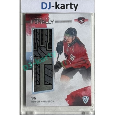 23/24 Goal Cards Finally Season #FST-41 Anton Karlsson Stick 10/10