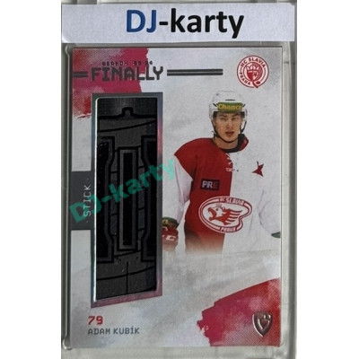 23/24 Goal Cards Finally Season #FST-29 Adam Kubík Stick 08/10
