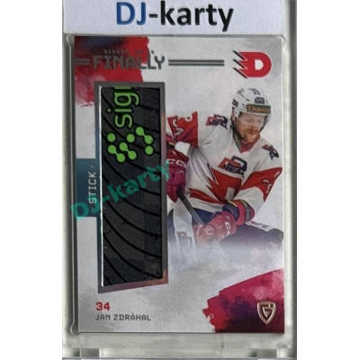23/24 Goal Cards Finally Season #FST-37 Jan Zdráhal Stick 08/10