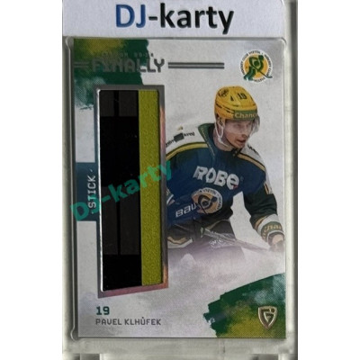 23/24 Goal Cards Finally Season #FST-12 Pavel Klhůfek Stick 08/10