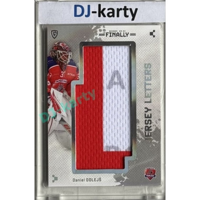 23/24 Goal Cards Finally Season #LT-32 Daniel Dolejš Jersey Letters