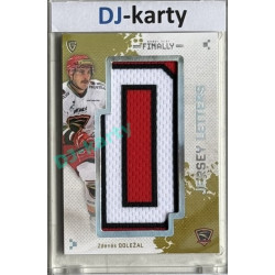 23/24 Goal Cards Finally Season #LT-28 Zdeněk Doležal Jersey Letters