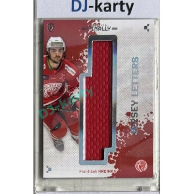 23/24 Goal Cards Finally Season #LT-54 František Hrdinka Jersey Letters