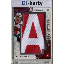 23/24 Goal Cards Finally Season #LT-71 Robin Kaplan Jersey Letters
