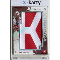 23/24 Goal Cards Finally Season #LT-74 Tomáš Vomáčka Jersey Letters