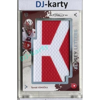 23/24 Goal Cards Finally Season #LT-74 Tomáš Vomáčka Jersey Letters