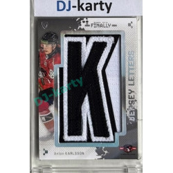 23/24 Goal Cards Finally Season #LT-77 Anton Karlsson Jersey Letters