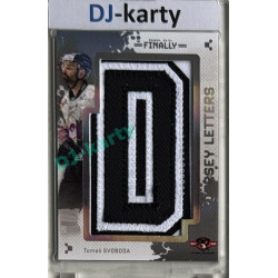 23/24 Goal Cards Finally Season #LT-80 Tomáš Svoboda Jersey Letters