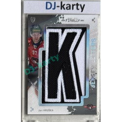 23/24 Goal Cards Finally Season #LT-81 Jan Hruška Jersey Letters