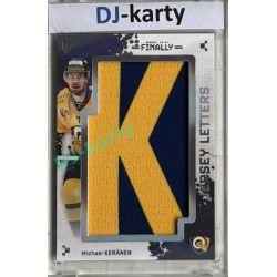 23/24 Goal Cards Finally Season #LT-05 Michael Keränen Jersey Letters